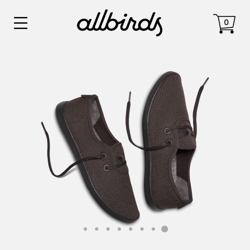 Allbirds charcoal tree skipper